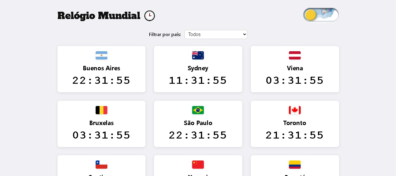Relógio mundial